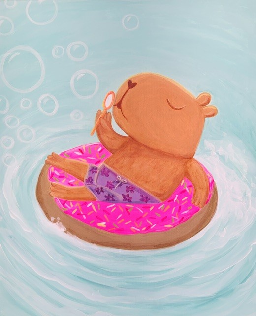 Donut Worry, Be Capy! ~ Painting Event dwbc