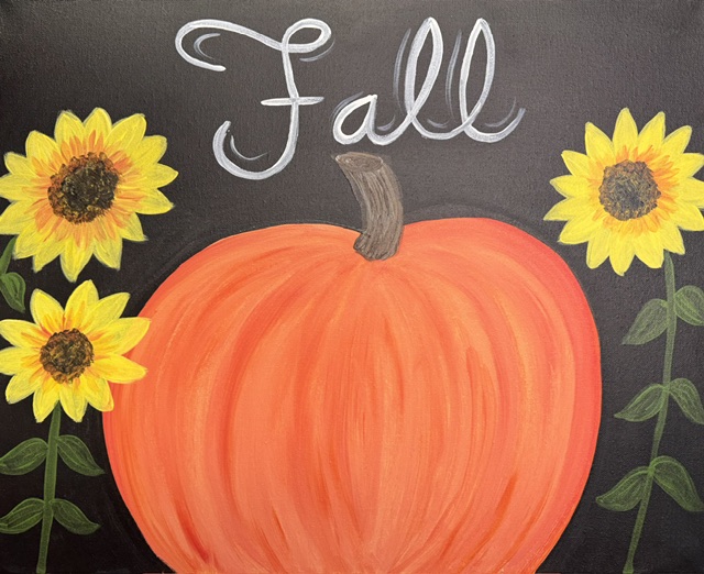 We Love Fall ~ Painting Event fallpumpkin